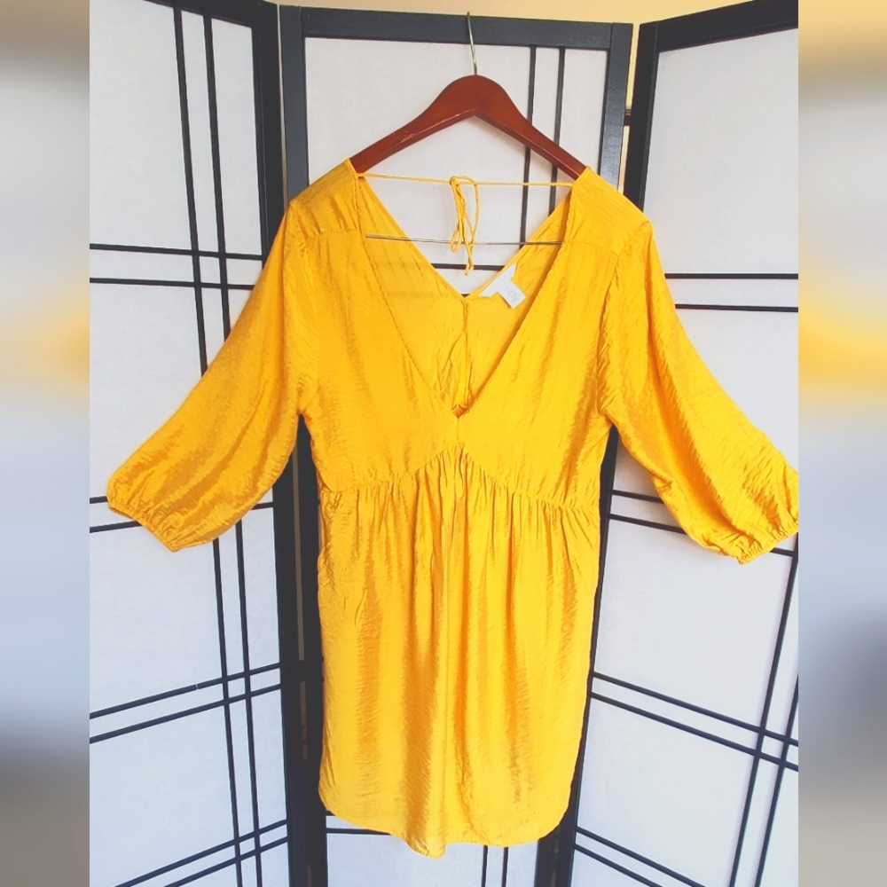 H&M Mustard Yellow Women's Tunic